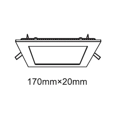 Intego R Ecovision Recessed Ceiling Luminaires Techtouch Square/Rectangular Recess Ceiling